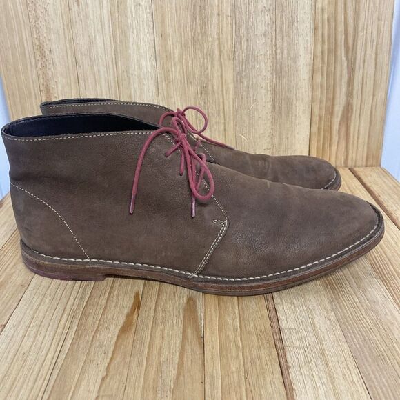 Cole Haan Boots Chukka  Men Size 13 Ankle  Comfort Casual Brown Leather 1900 - Picture 1 of 13